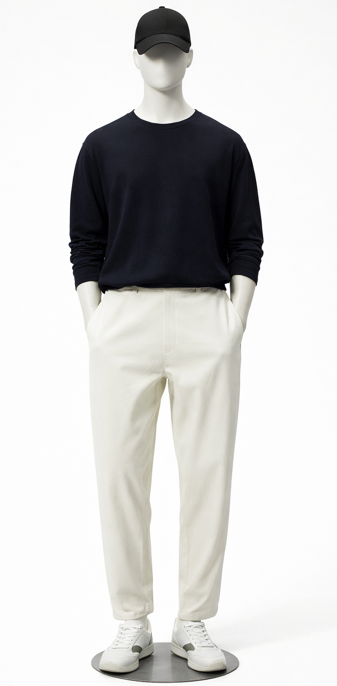 White Pant & Casual Outfit